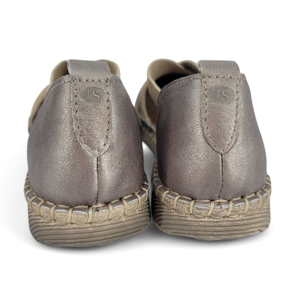 Josef Seibel Sofie 29 Womens Slip-On Flats Metallic‎ Leather Sz 37 Comfort Style - Picture 4 of 6